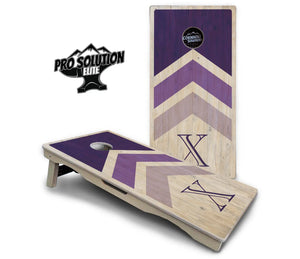 Wedding Arrows Cornhole Boards - Pro Solution Elite Series - Purple Cornhole Solutions