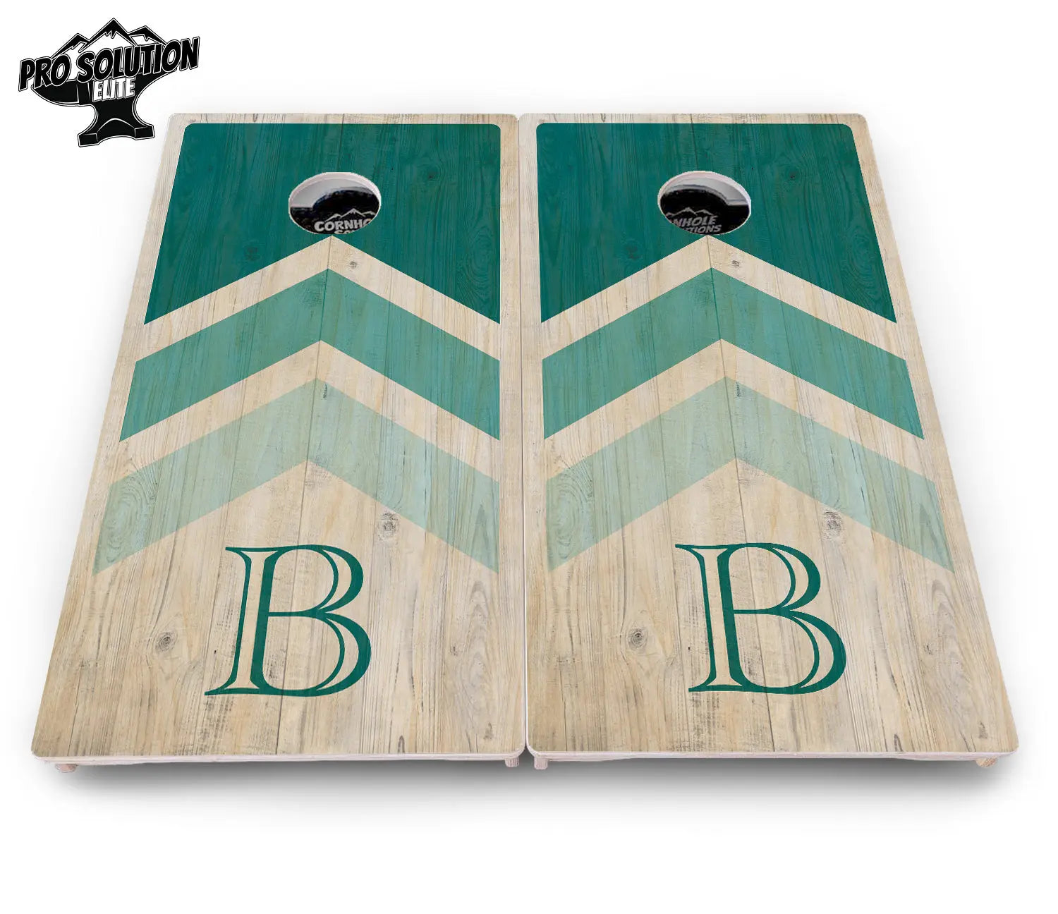 Wedding Arrows Cornhole Boards - Pro Solution Elite Series - Teal by Cornhole Solutions, Southern food gift detail photo 2