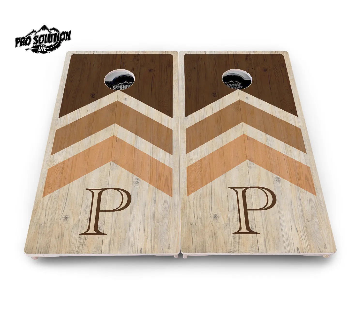 Wedding Arrows Cornhole Boards - Pro Solution Lite Series - Natural Cornhole Solutions
