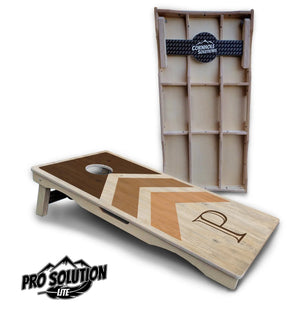 Wedding Arrows Cornhole Boards - Pro Solution Lite Series - Natural Cornhole Solutions