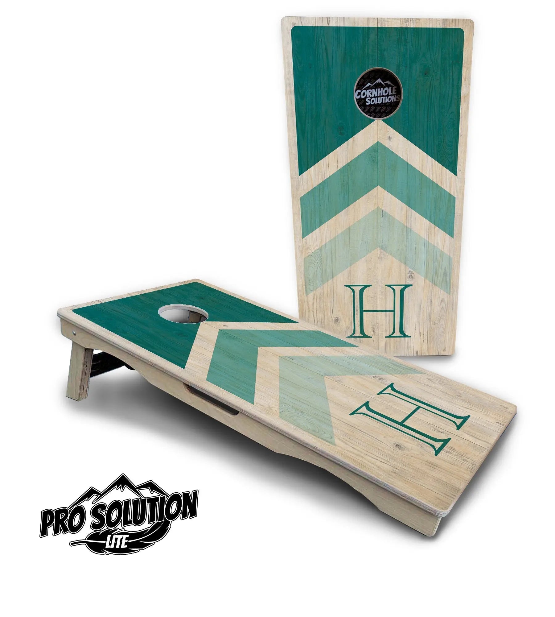 Wedding Arrows Cornhole Boards - Pro Solution Lite Series - Teal Cornhole Solutions