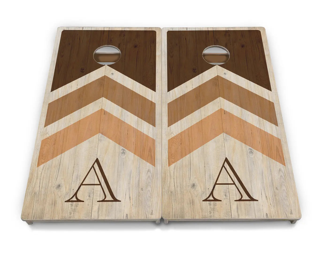 Wedding Arrows Cornhole Boards - Professional Tournament Series - Natural by Cornhole Solutions, custom cornhole board detail photo 2