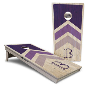 Wedding Arrows Cornhole Boards - Professional Tournament Series - Purple Cornhole Solutions