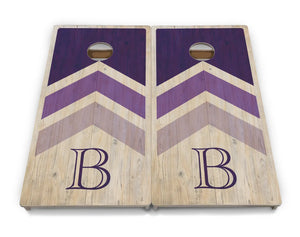 Wedding Arrows Cornhole Boards - Professional Tournament Series - Purple Cornhole Solutions