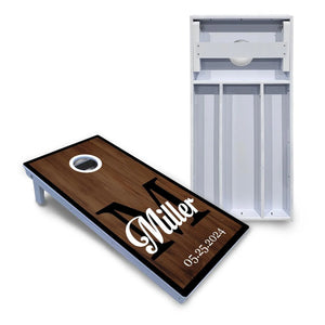 Wedding Letter Name Cornhole Boards - All Weather Series Cornhole Solutions