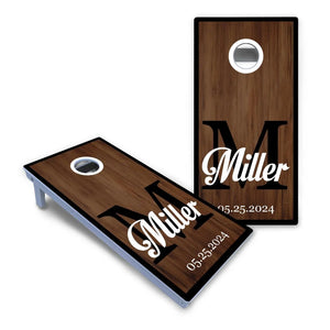 Wedding Letter Name Cornhole Boards - All Weather Series Cornhole Solutions