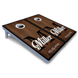 Wedding Letter Name Cornhole Boards - All Weather Series Cornhole Solutions