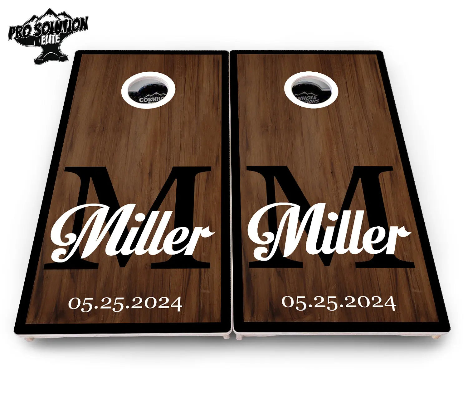 Wedding Letter Name Cornhole Boards - Pro Solution Elite Series by Cornhole Solutions, custom cornhole board detail photo 4