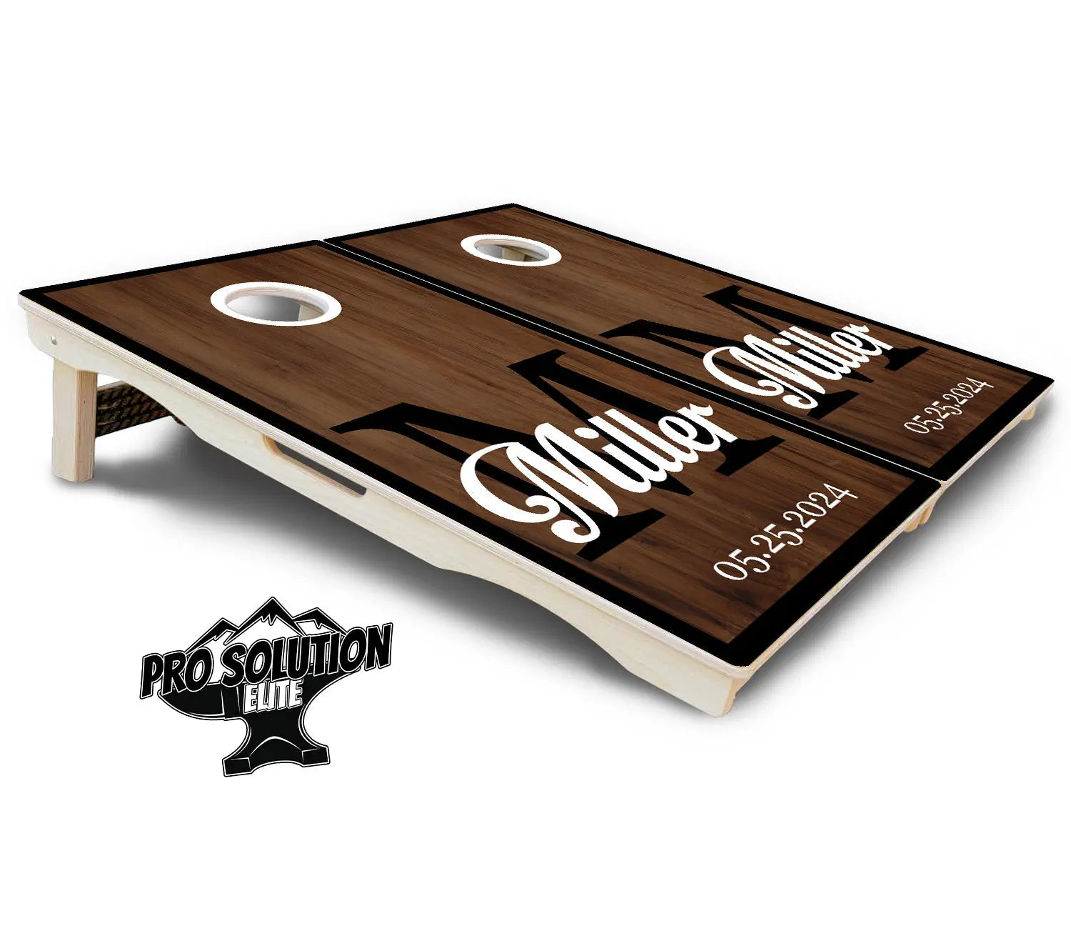 Wedding Letter Name Cornhole Boards - Pro Solution Elite Series by Cornhole Solutions, custom cornhole board detail photo 5