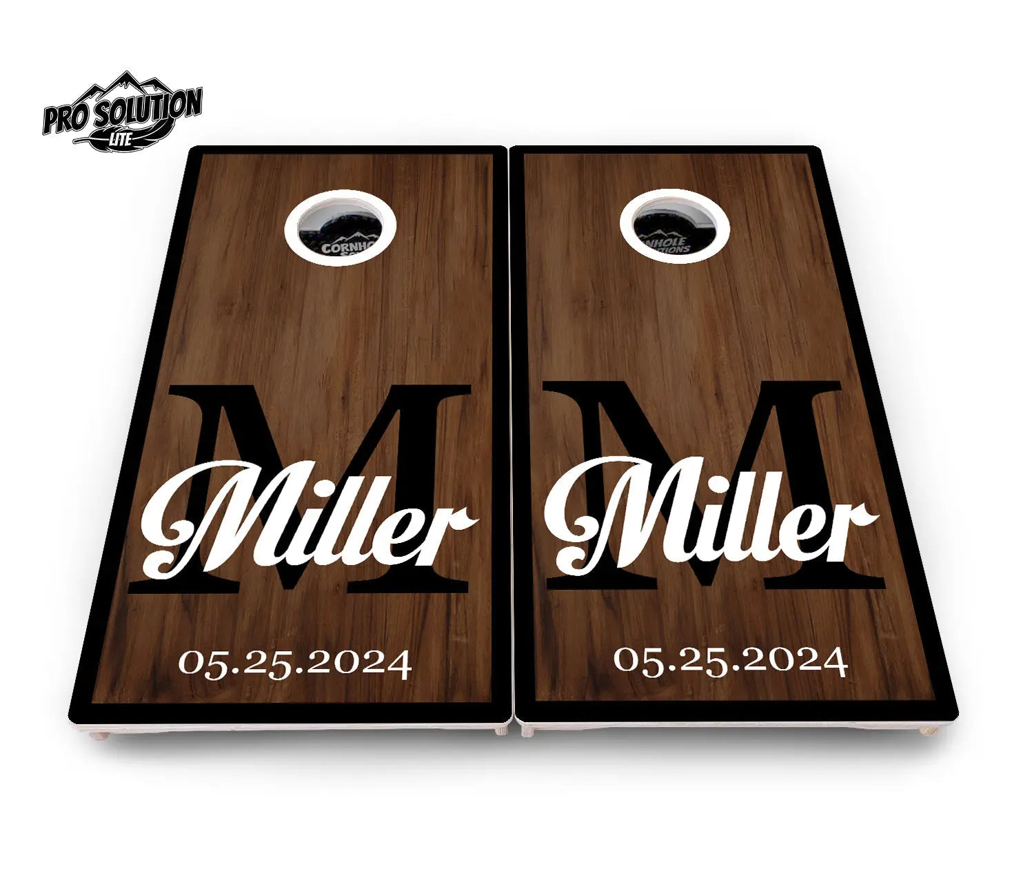 Wedding Name Letter Cornhole Boards - Pro Solution Lite Series Cornhole Solutions