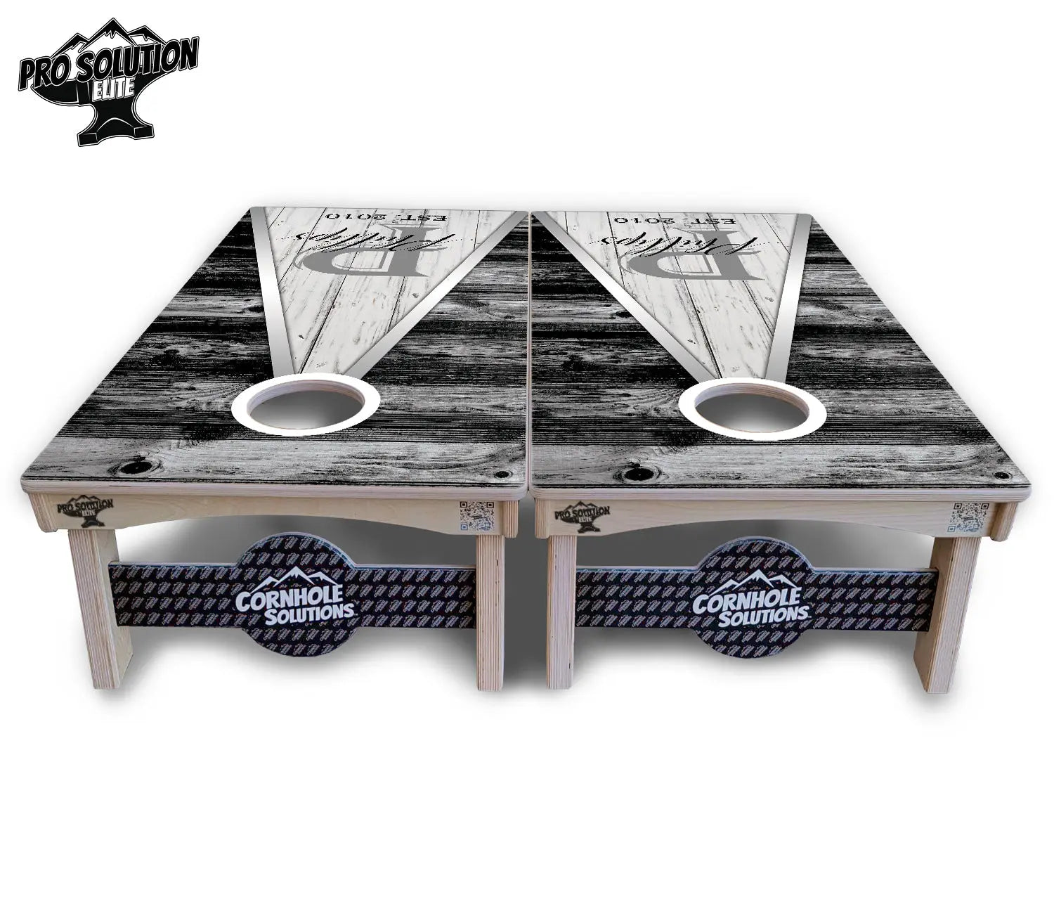 Wedding Triangle Cornhole Boards - Pro Solution Elite Series by Cornhole Solutions, custom cornhole board detail photo 3