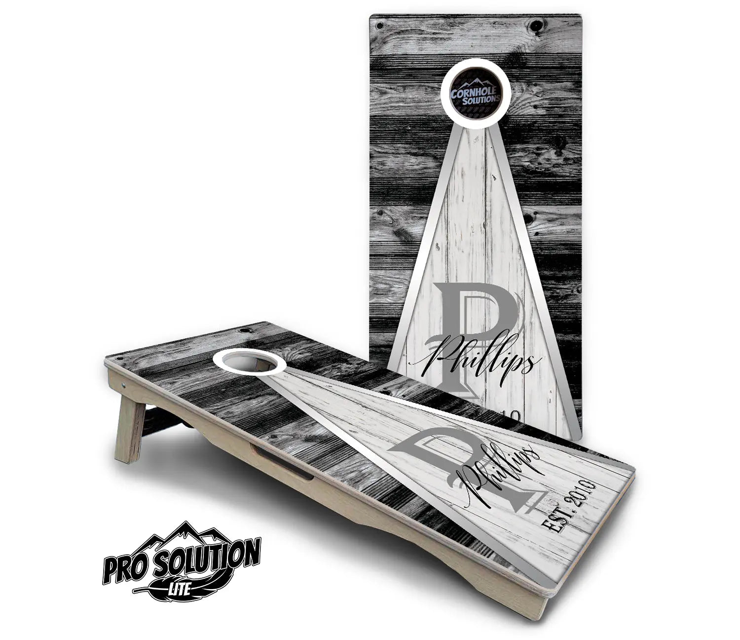 Wedding Triangle Cornhole Boards - Pro Solution Lite Series Cornhole Solutions
