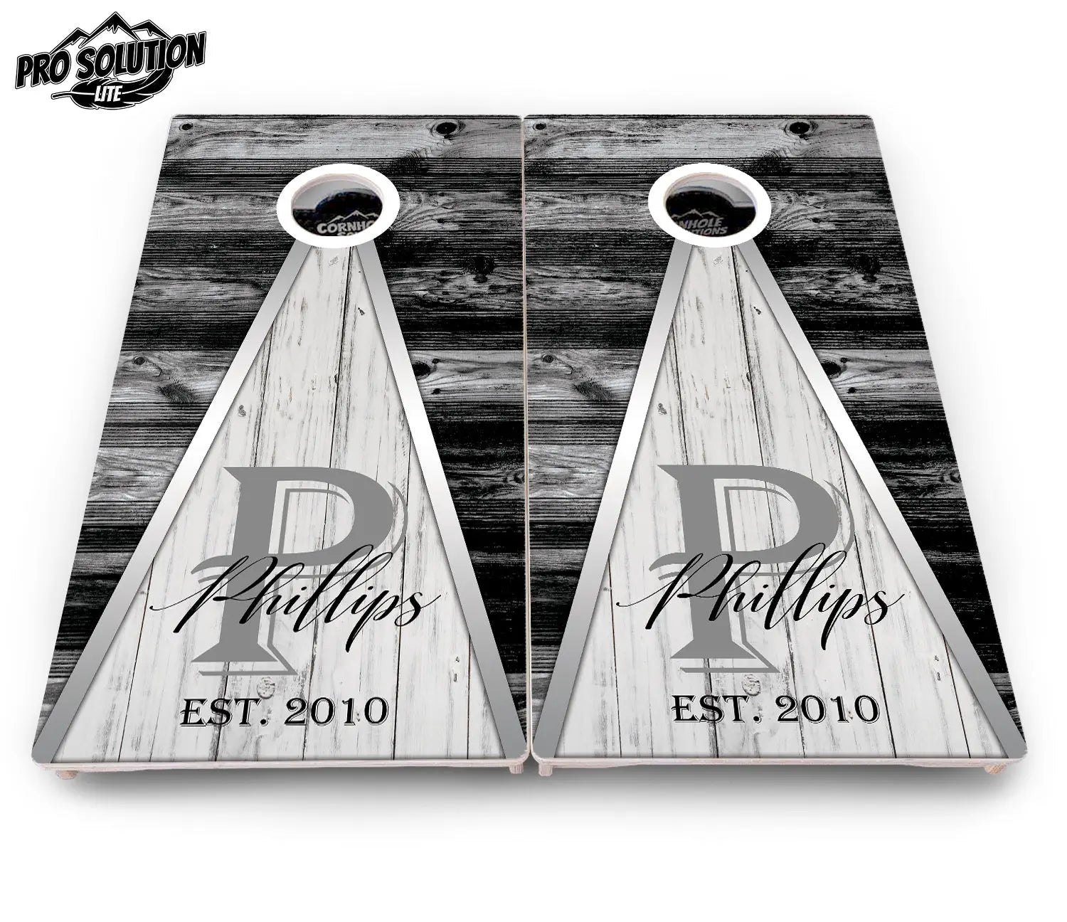 Wedding Triangle Cornhole Boards - Pro Solution Lite Series Cornhole Solutions
