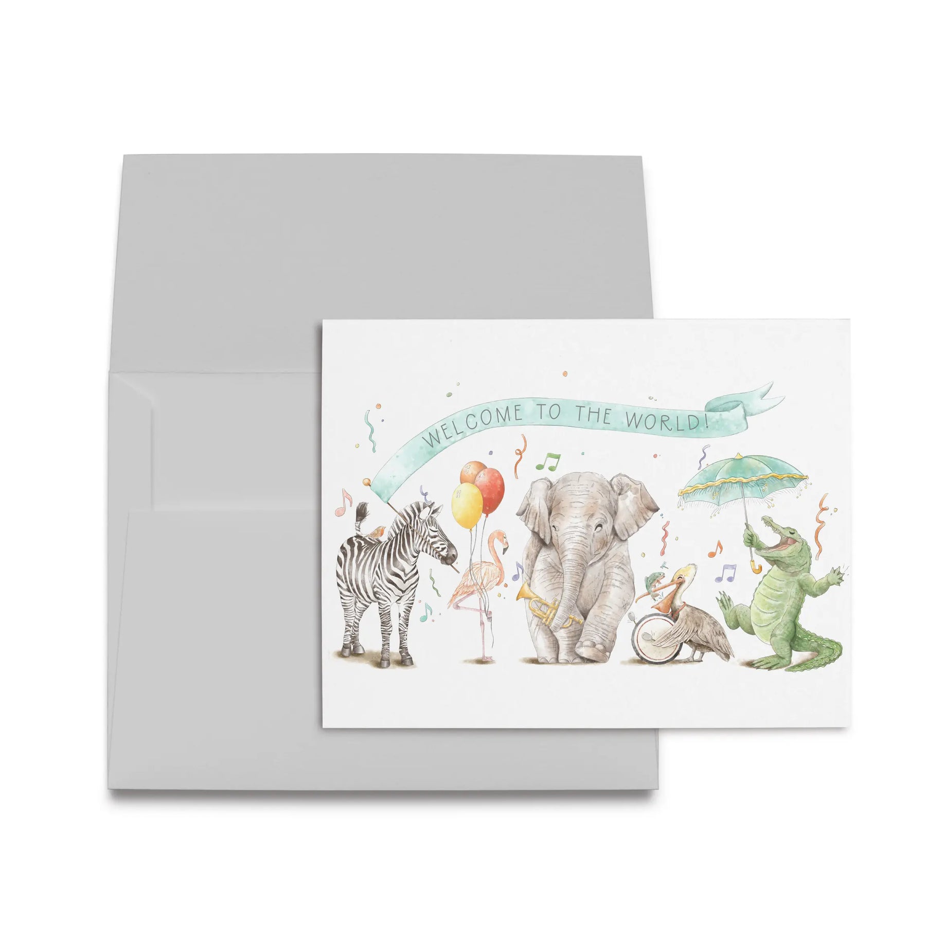 Welcome to the World Folded Card Nola Tawk