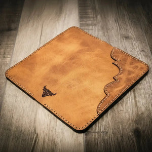 Western Long Wallet interior with organized card slots