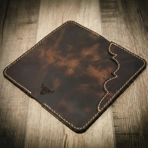 Western Long Wallet card slots and bill compartment craftsmanship