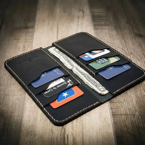Western Long Wallet full-grain leather product view
