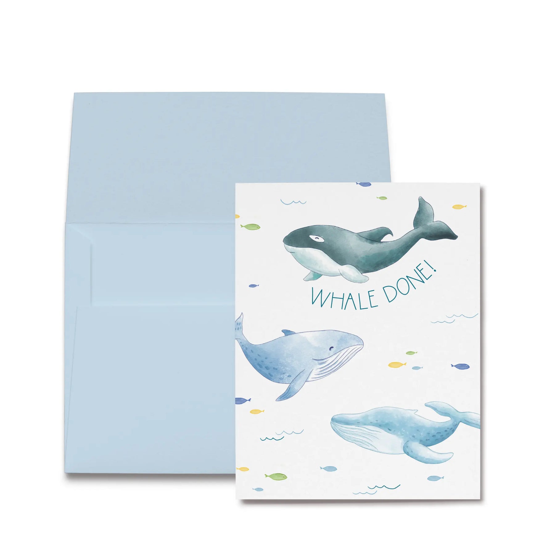 Whale Done Folded Card Nola Tawk