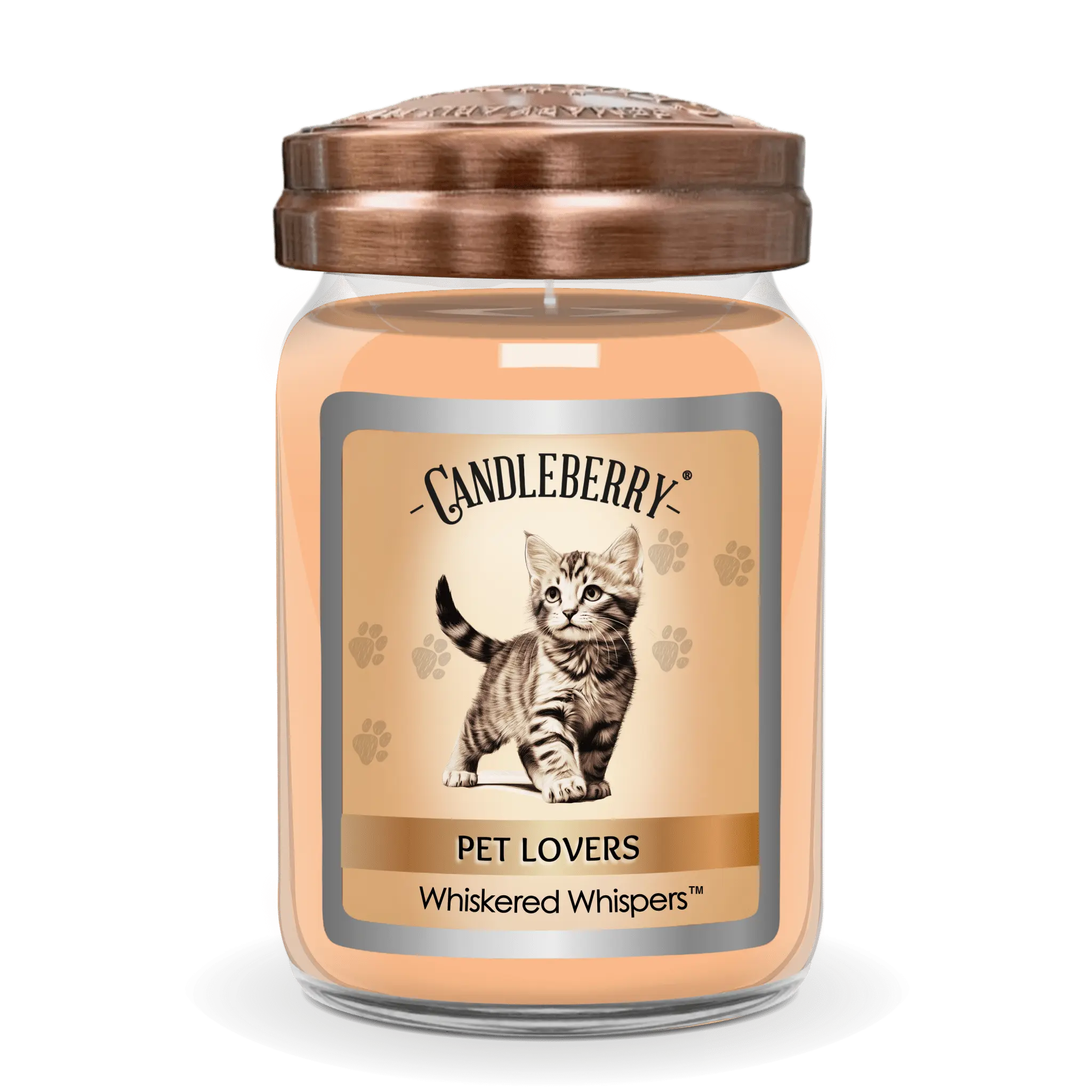 Whiskered Whispers™ - Large Jar Candle (Collective) by The Candleberry® Candle Company, scented candle main product photo