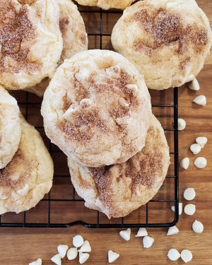 White Chocolate Snickerdoodle Cookie Dozen Let's Get Baked Artisan Desserts