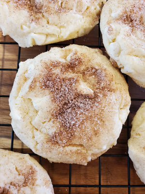 White Chocolate Snickerdoodle Cookie Dozen Let's Get Baked Artisan Desserts