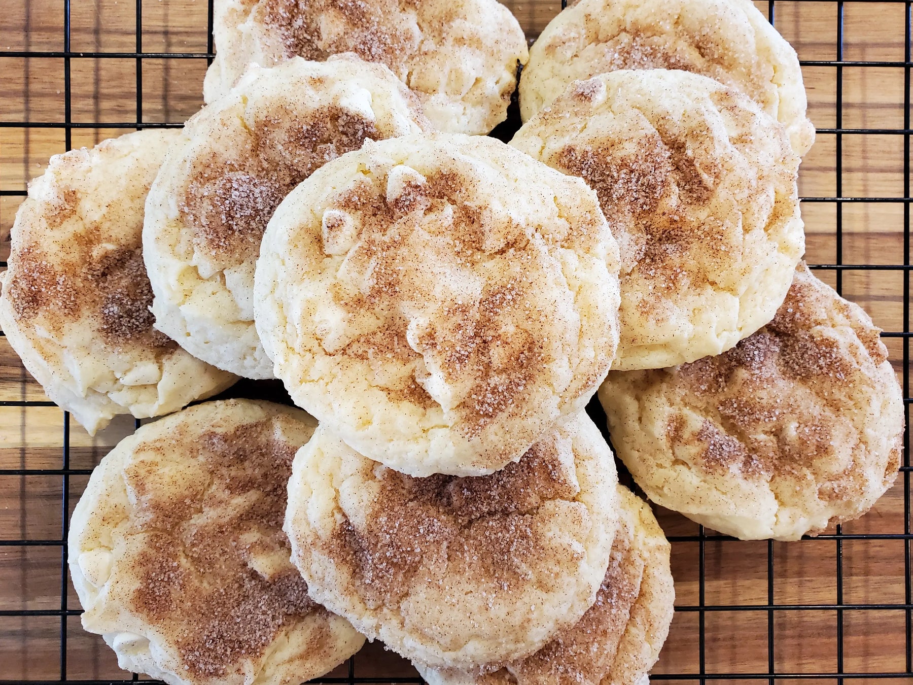 White Chocolate Snickerdoodle Cookie Dozen Let's Get Baked Artisan Desserts