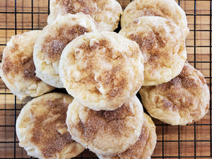 White Chocolate Snickerdoodle Cookie Dozen Let's Get Baked Artisan Desserts