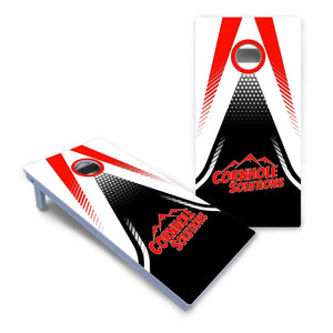 White Jersey Cornhole Boards - All Weather Series Cornhole Solutions
