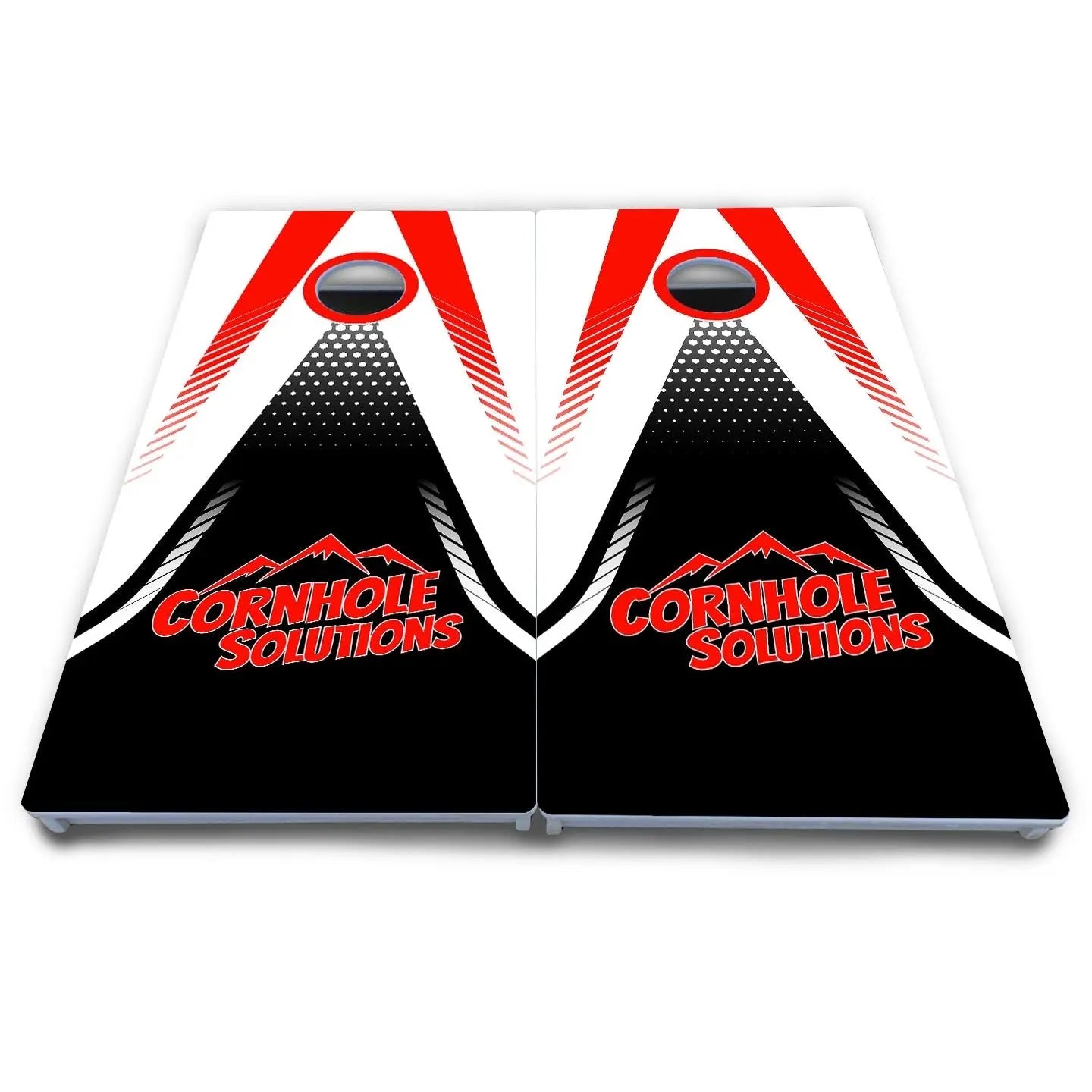 White Jersey Cornhole Boards - All Weather Series Cornhole Solutions