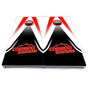 White Jersey Cornhole Boards - All Weather Series Cornhole Solutions
