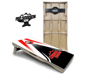 White Jersey Cornhole Boards - Pro Solution Elite Series Cornhole Solutions