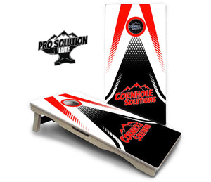 White Jersey Cornhole Boards - Pro Solution Elite Series Cornhole Solutions