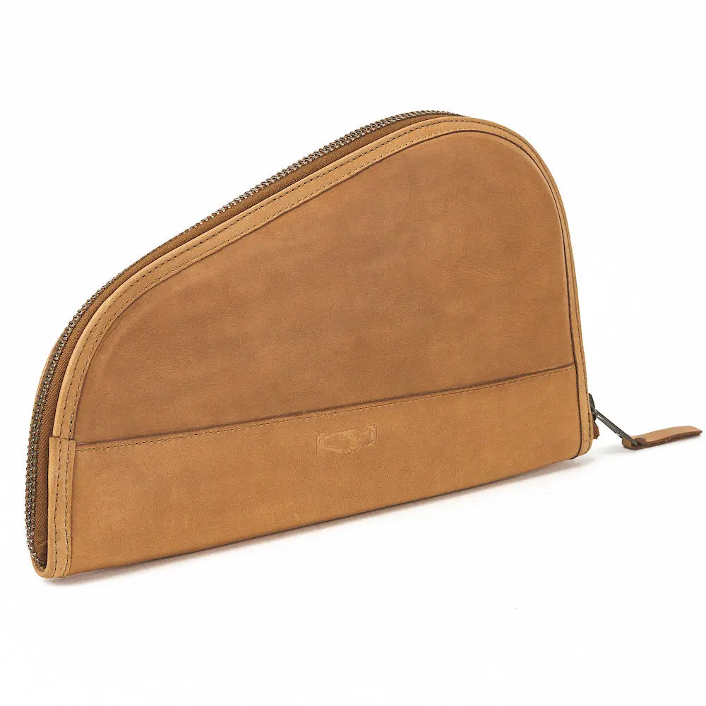 White Wing Leather Hunting Pistol Case Mission Mercantile Leather Goods