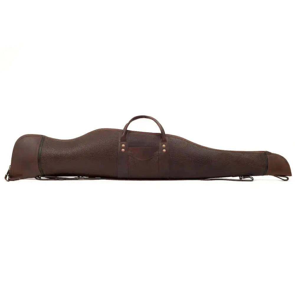 White Wing Leather Hunting Rifle Case by Mission Mercantile Leather Goods, handmade leather goods main product photo