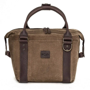 White Wing Waxed Canvas Cooler Mission Mercantile Leather Goods
