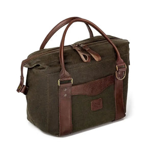 White Wing Waxed Canvas Cooler Mission Mercantile Leather Goods