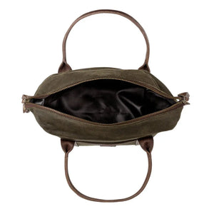 White Wing Waxed Canvas Cooler Mission Mercantile Leather Goods