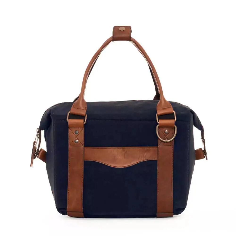 White Wing Waxed Canvas Cooler Mission Mercantile Leather Goods