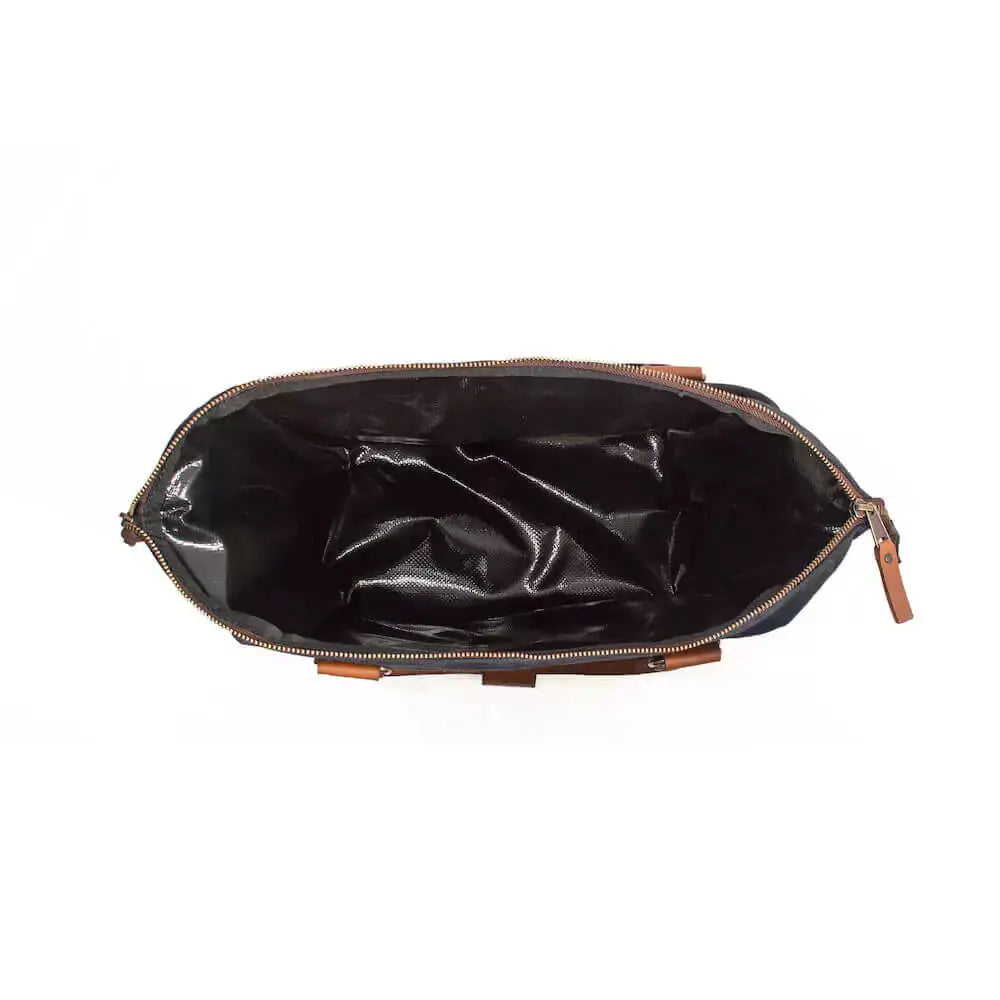 White Wing Waxed Canvas Cooler Mission Mercantile Leather Goods