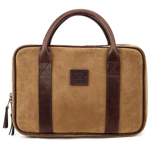 White Wing Waxed Canvas Deluxe Pistol Case Mission Mercantile Leather Goods