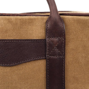 White Wing Waxed Canvas Deluxe Pistol Case Mission Mercantile Leather Goods