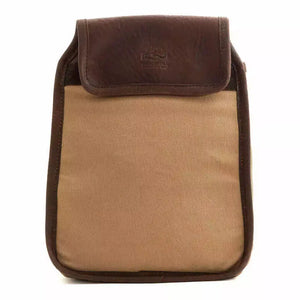 White Wing Waxed Canvas Hunting Double Belt Pouch Mission Mercantile Leather Goods