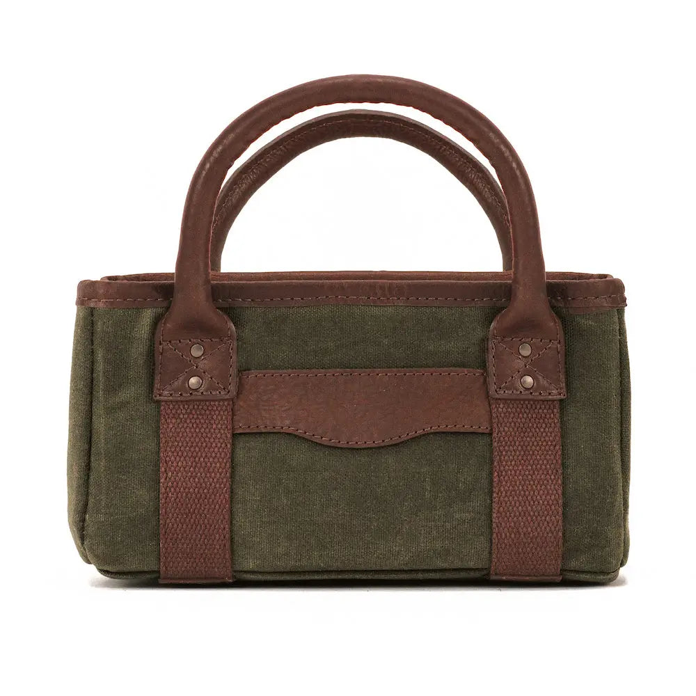 White Wing Waxed Canvas Hunting Four Box Shell Carrier Mission Mercantile Leather Goods