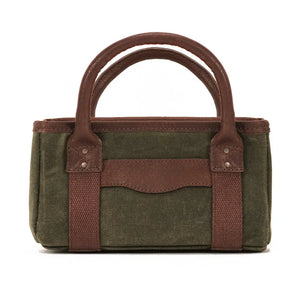 White Wing Waxed Canvas Hunting Four Box Shell Carrier Mission Mercantile Leather Goods