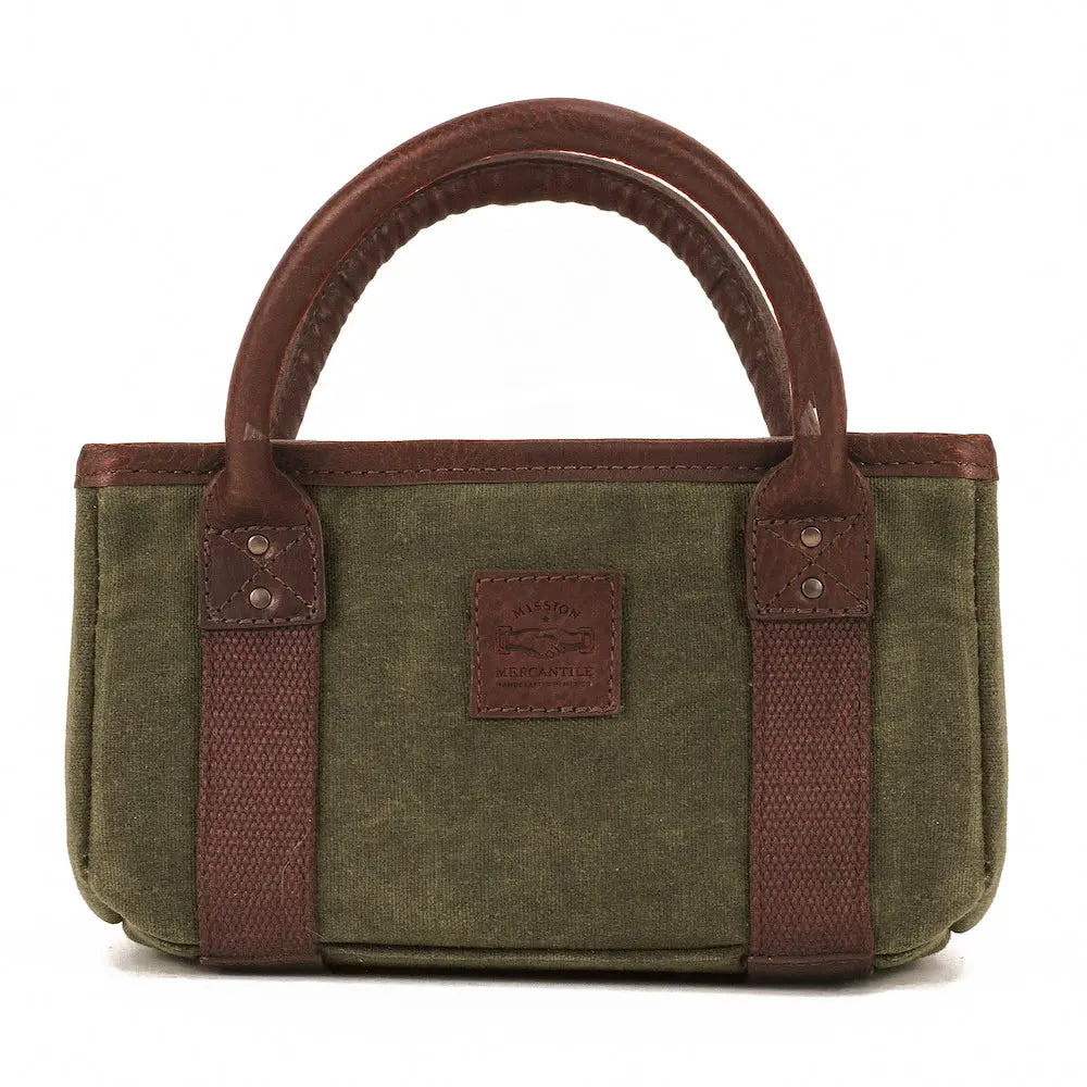 White Wing Waxed Canvas Hunting Four Box Shell Carrier Mission Mercantile Leather Goods