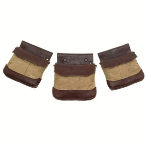 White Wing Waxed Canvas Hunting Heritage Bird Bag Set Mission Mercantile Leather Goods