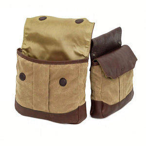 White Wing Waxed Canvas Hunting Heritage Bird Bag Set Mission Mercantile Leather Goods