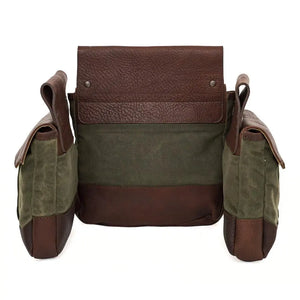 White Wing Waxed Canvas Hunting Heritage Bird Bag Set Mission Mercantile Leather Goods