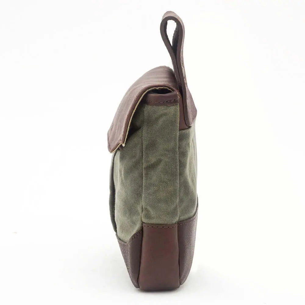 White Wing Waxed Canvas Hunting Heritage Bird Bag Set Mission Mercantile Leather Goods