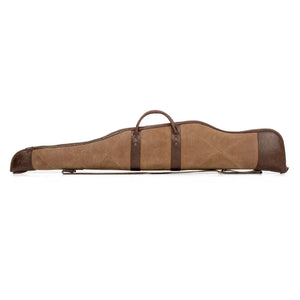 White Wing Waxed Canvas Hunting Rifle Case Mission Mercantile Leather Goods